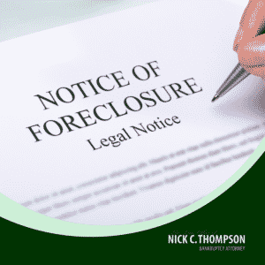 Notice of Foreclosure Legal Notice