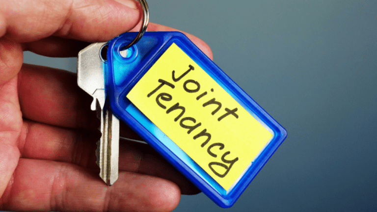 Joint Tenancy sign