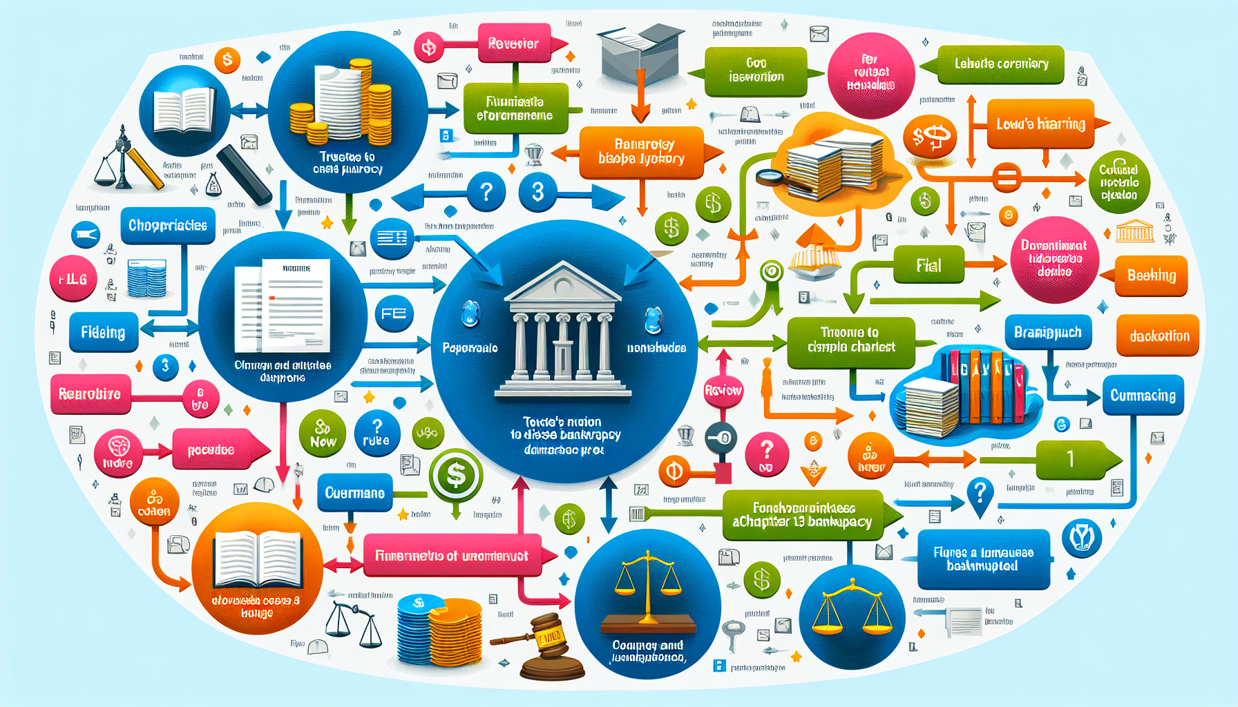 The process of a trustee's motion to dismiss in bankruptcy cases.